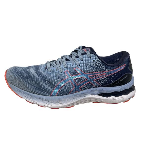 ASICS Gel Nimbus 23 Run Shoes Womens Sz 8 1/2 Blue 82.8=J.6.3 - Picture 1 of 11